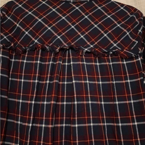 Splendid Marguerite Plaid flannel shirt buttoned - Picture 5 of 5
